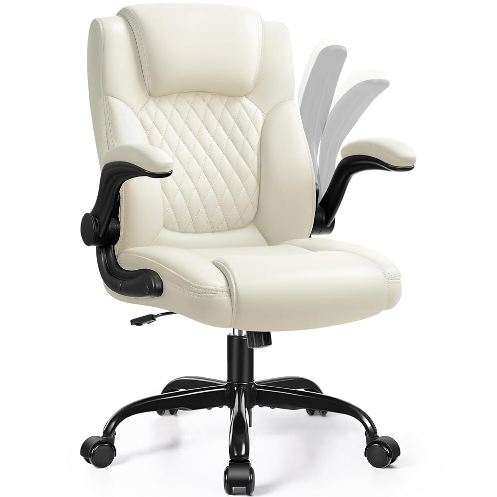 Stella Mia Leather Office Chair for Short People