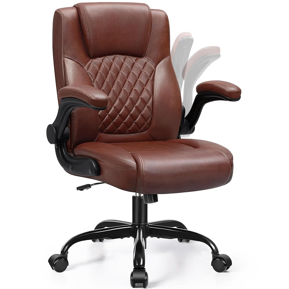 Stella Mia Leather Office Chair for Short People