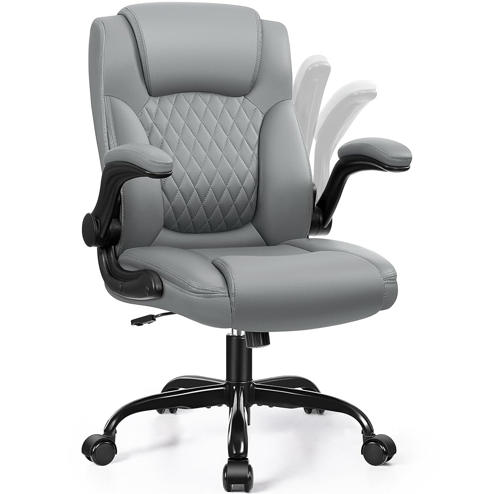 Stella Mia Leather Office Chair for Short People