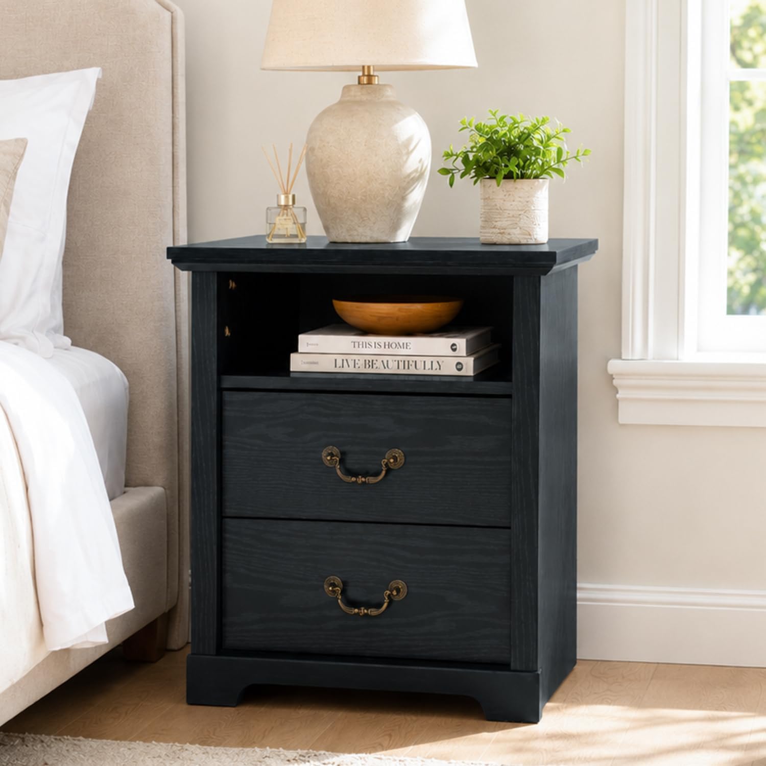 Stella Mia Farmhouse Nightstand