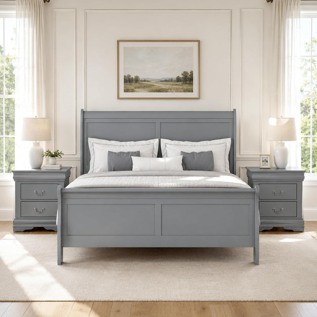 Stella Mia 3-Piece Queen Bedroom Set with 2 Nightstands