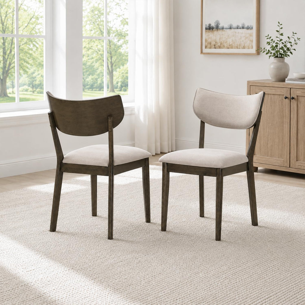 Stella Mia 7-Piece Wooden Counter Height Dining Table Set for 6