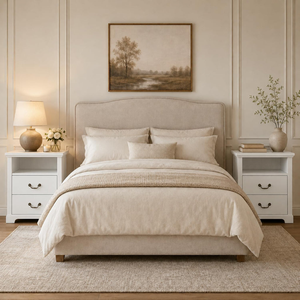 Stella Mia Farmhouse Nightstands Set of 2