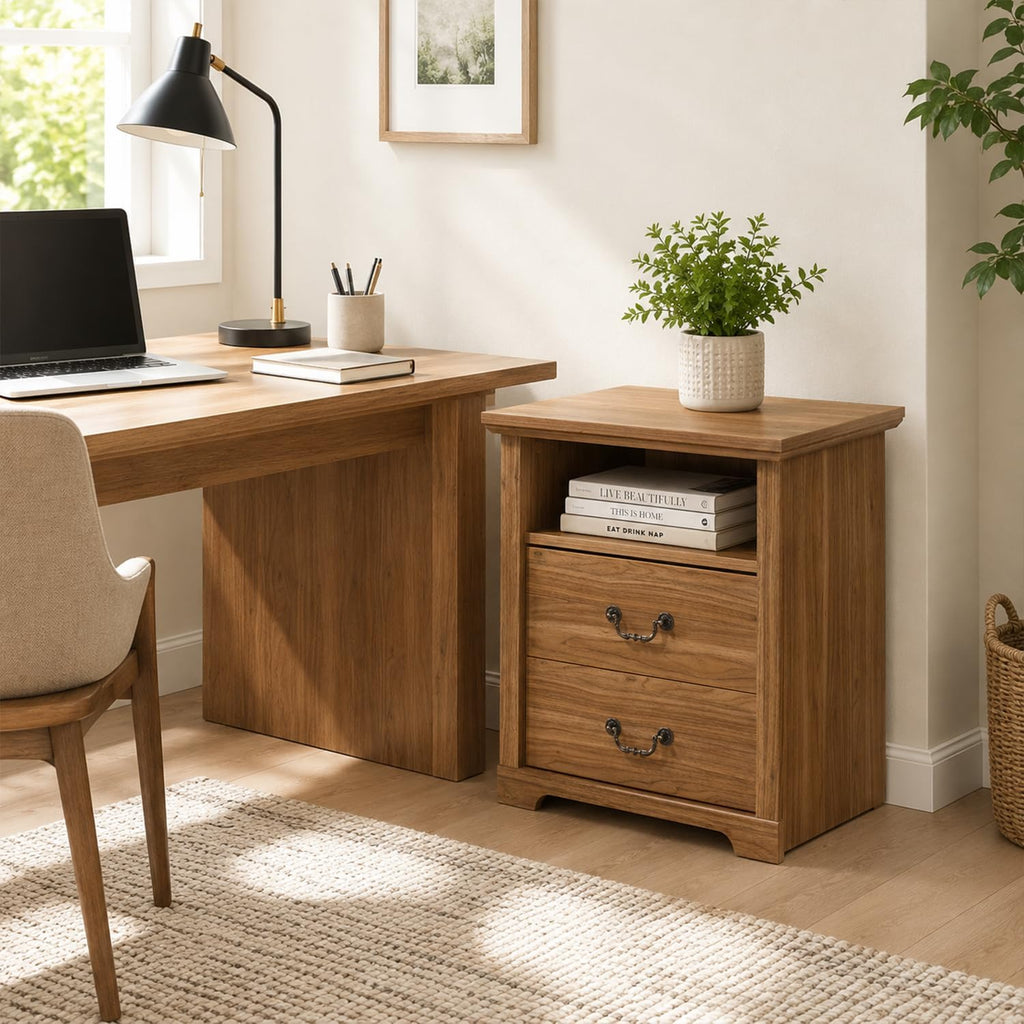 Stella Mia Farmhouse Nightstands Set of 2