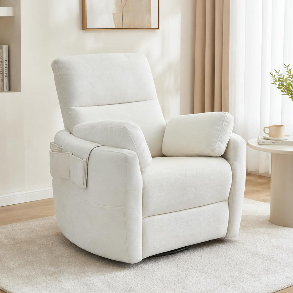 Stella Mia Extra Wide Power Swivel Rocker Recliner Chair Nursery