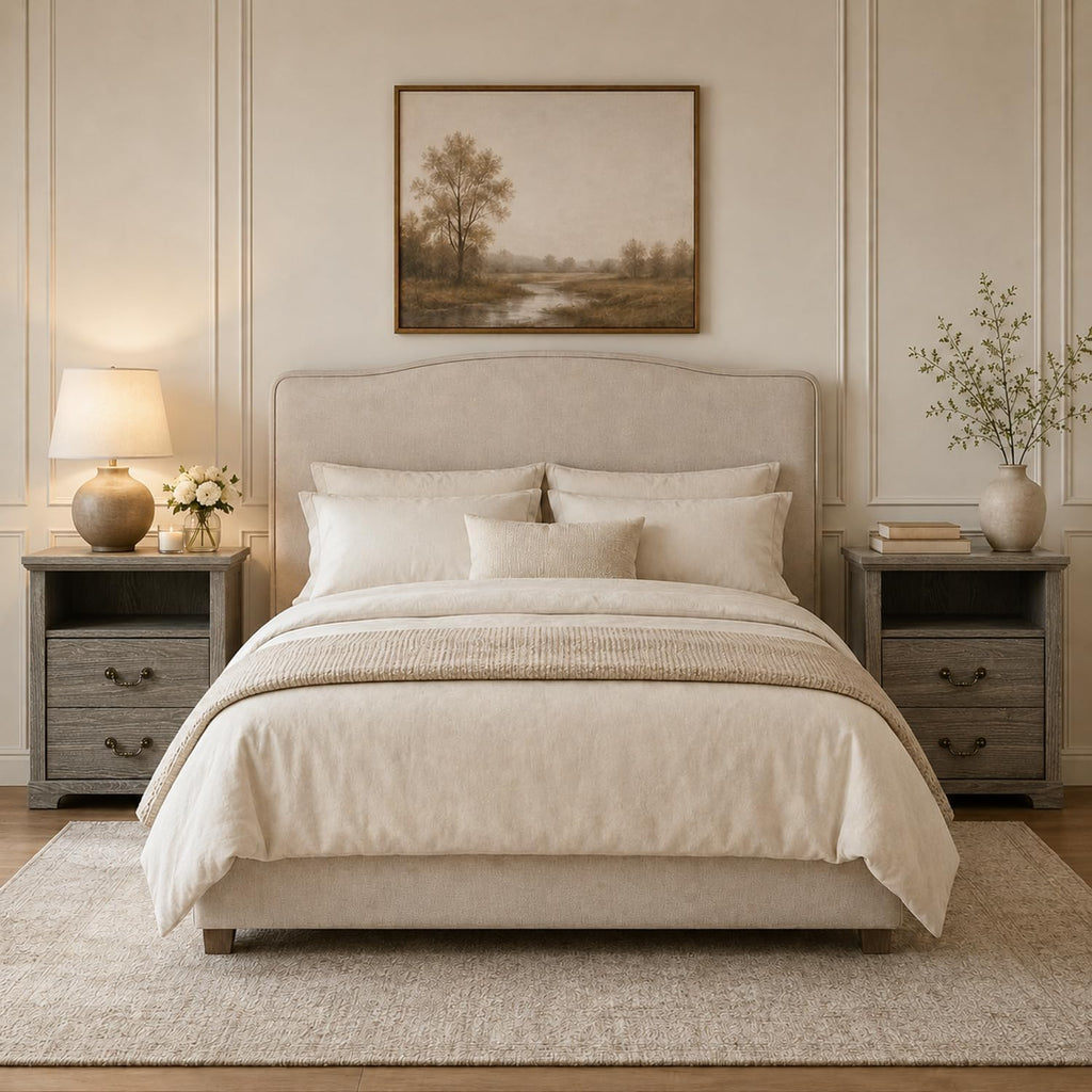 Stella Mia Farmhouse Nightstands Set of 2