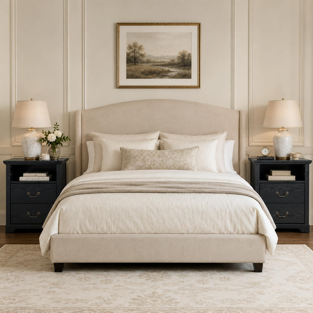 Stella Mia Farmhouse Nightstands Set of 2