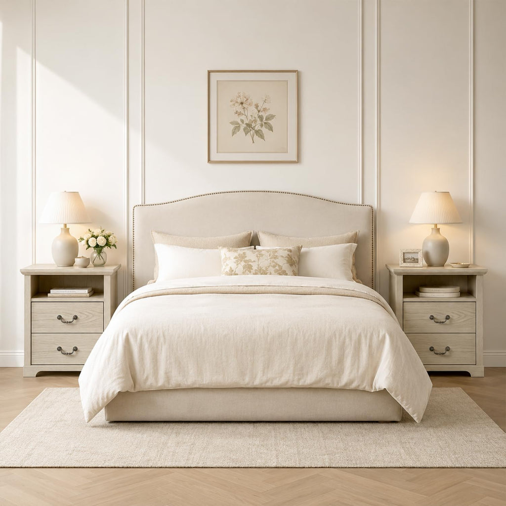 Stella Mia Farmhouse Nightstands Set of 2