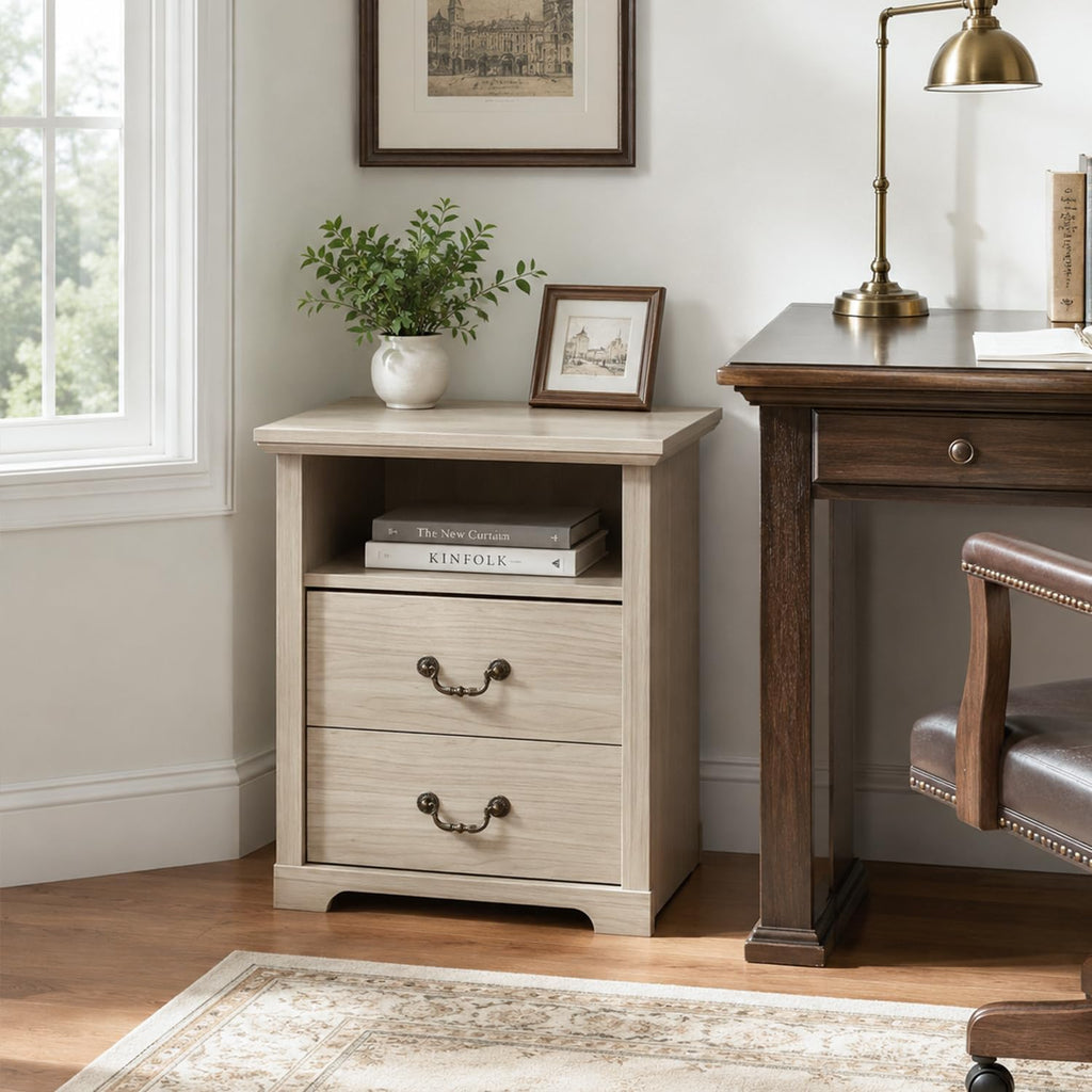 Stella Mia Farmhouse Nightstands Set of 2