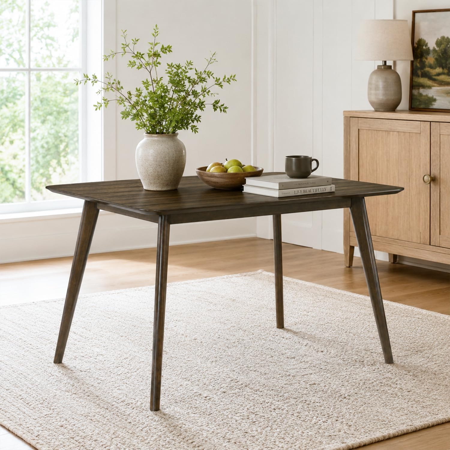 Stella Mia 7-Piece Wooden Counter Height Dining Table Set for 6