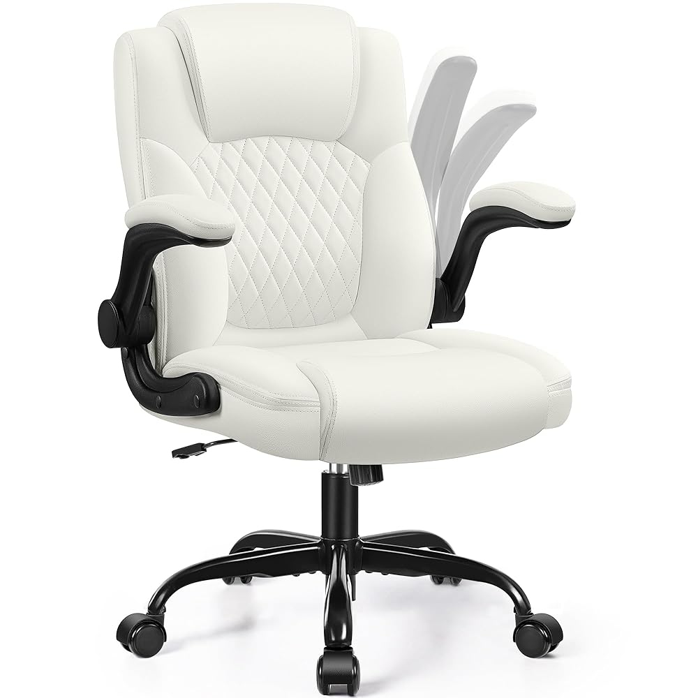 Stella Mia Leather Office Chair for Short People
