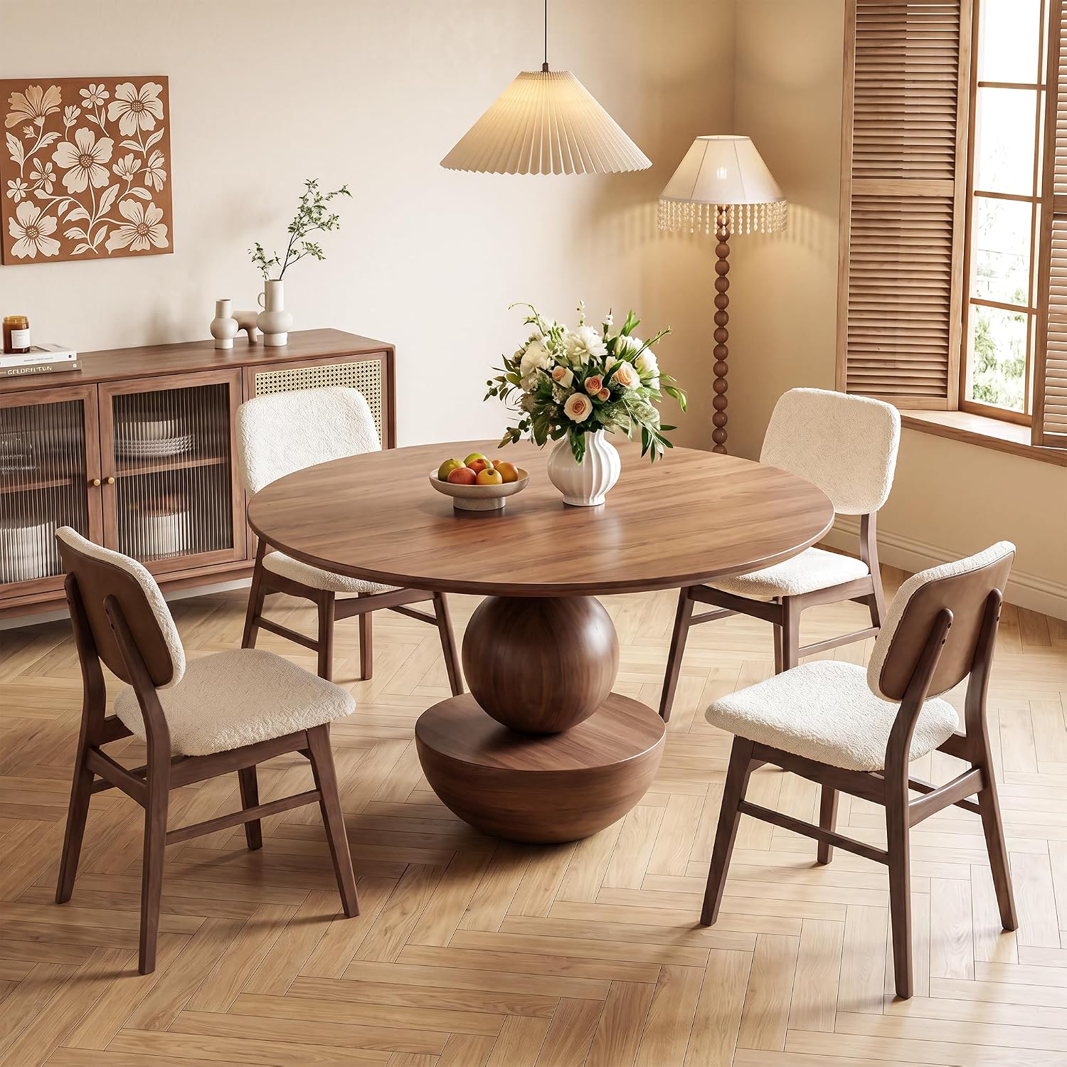 Stella Mia Dining Chairs Set of 2, Mid-Century Modern Dining Room Kitchen Dinner Chairs