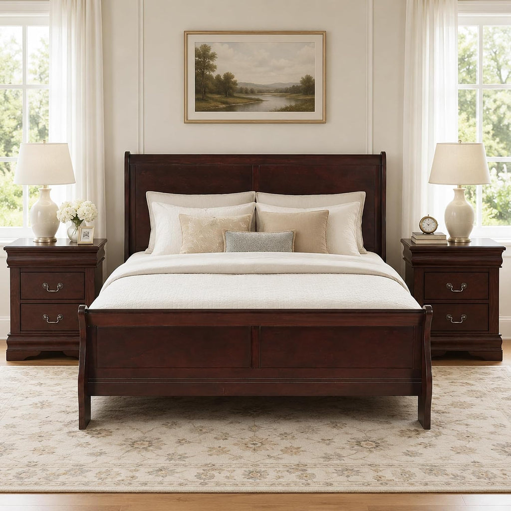 Stella Mia 3-Piece Queen Bedroom Set with 2 Nightstands