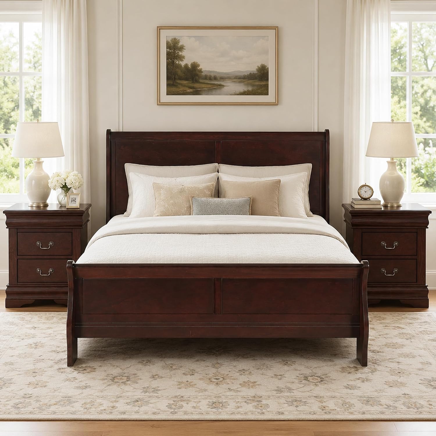 Stella Mia 3-Piece Queen Bedroom Set with 2 Nightstands