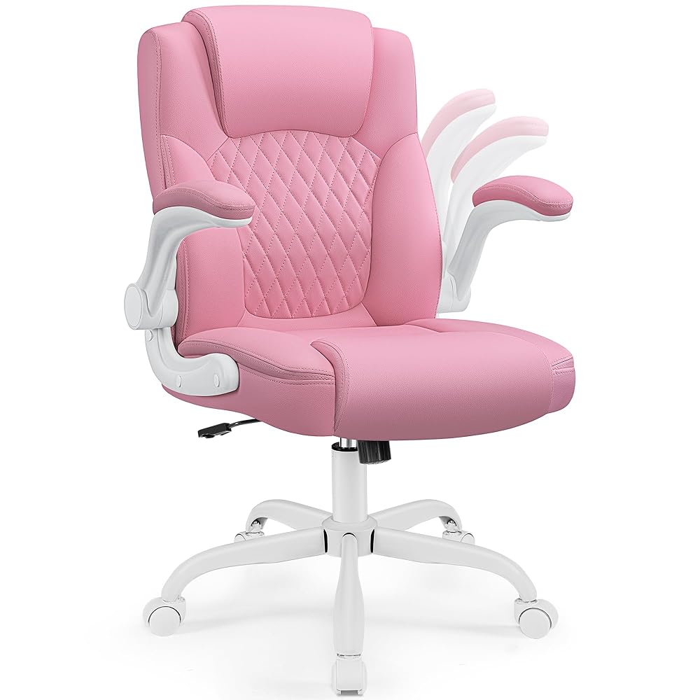 Stella Mia Leather Office Chair for Short People