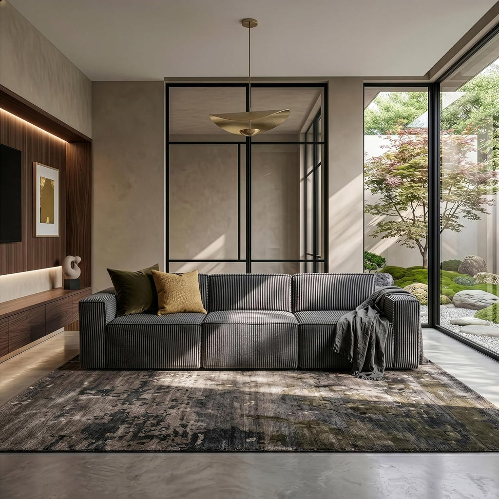 Stella Mia Oversized Compressed Loveseat