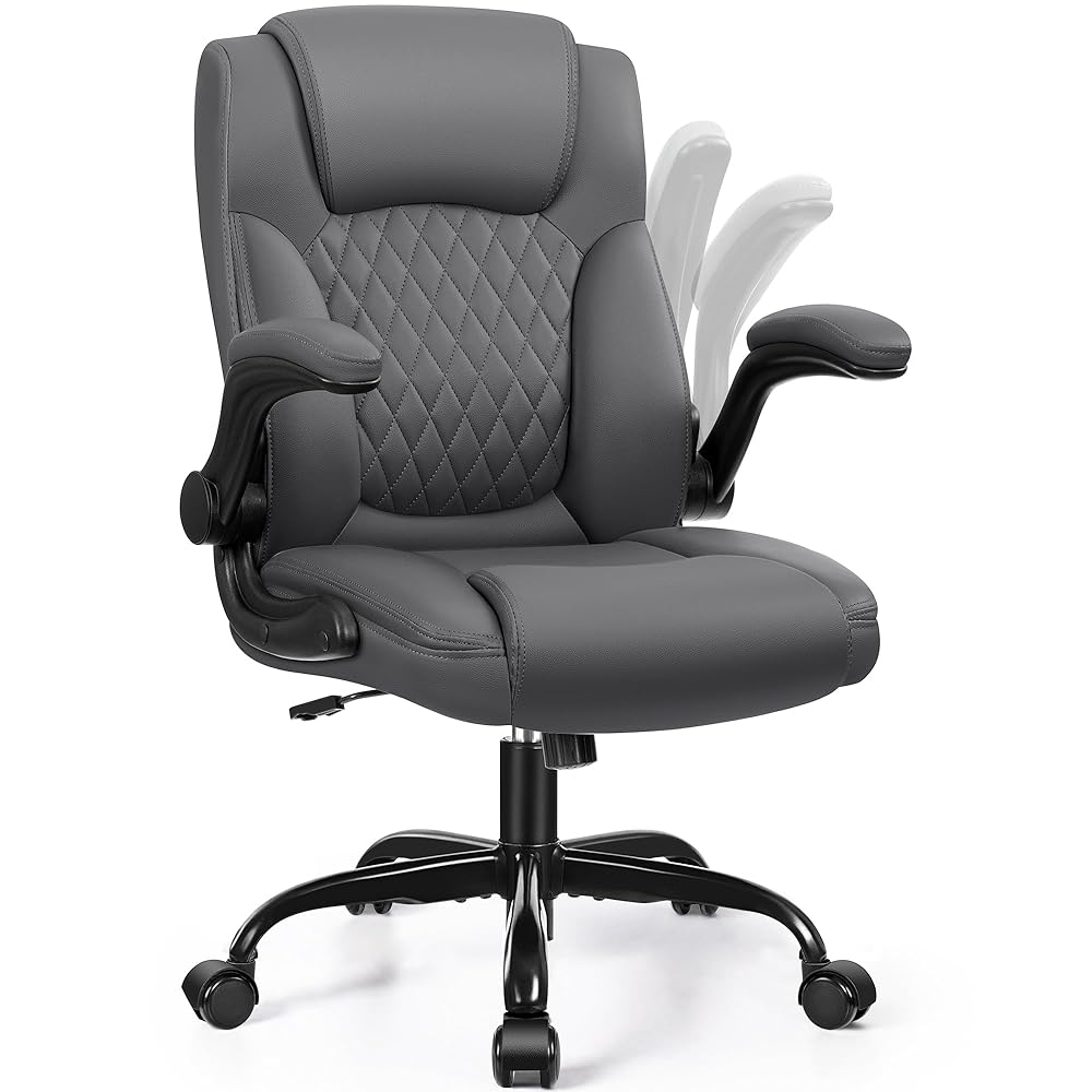 Stella Mia Leather Office Chair for Short People